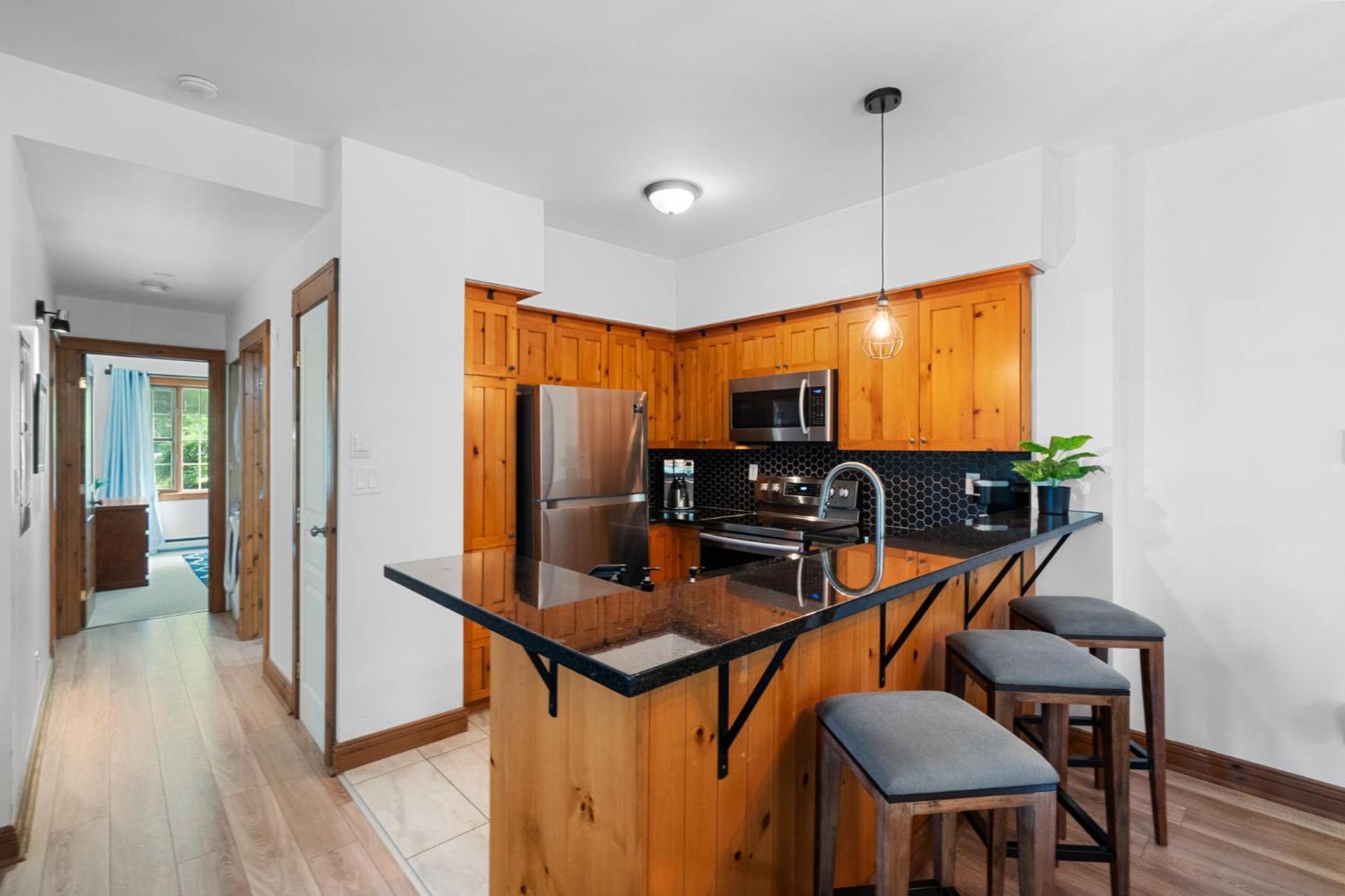 Les Falaises Tremblant - Ski Inout Condo W2Bdrs Mont-Tremblant Kültér fotó