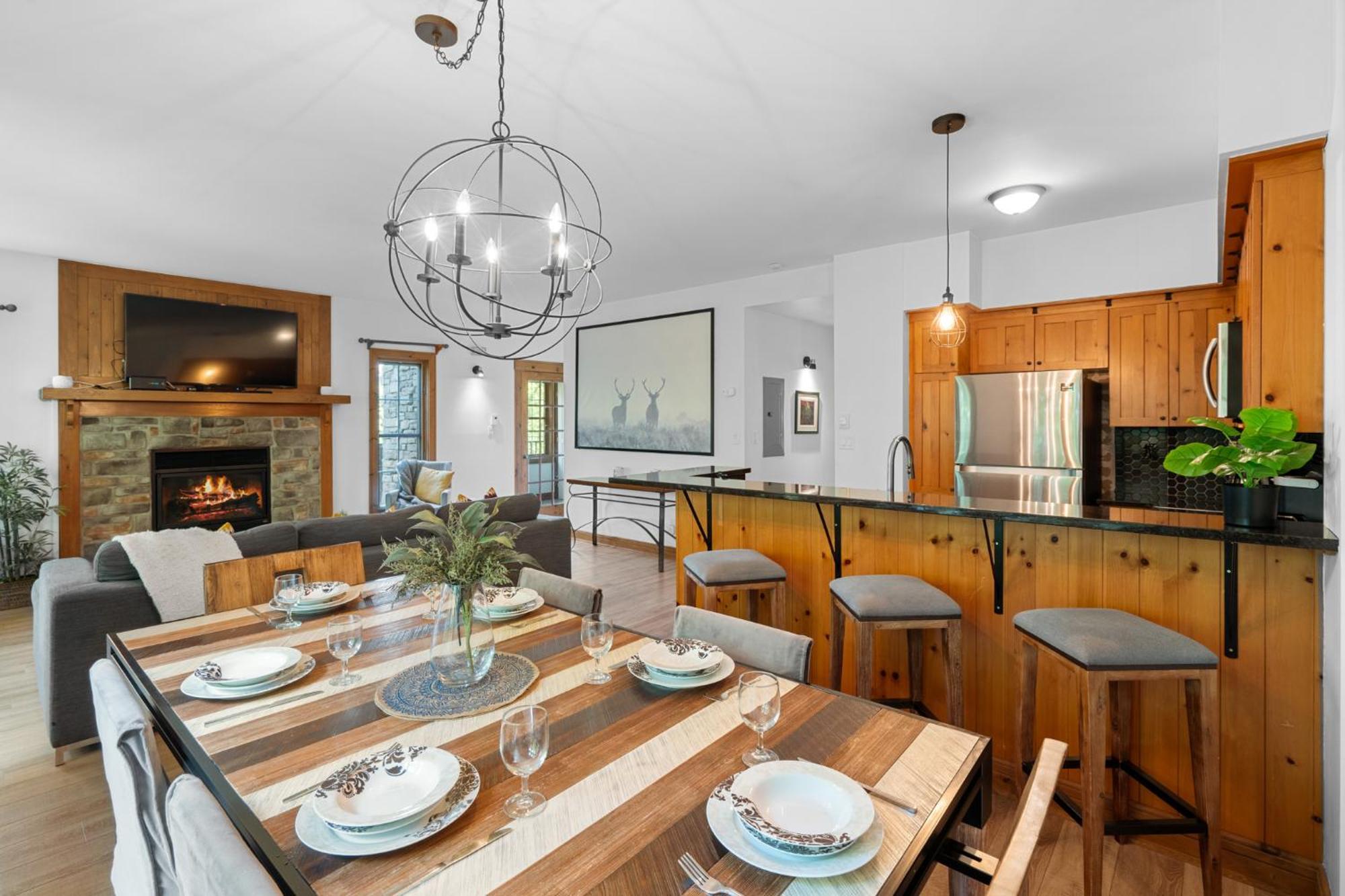 Les Falaises Tremblant - Ski Inout Condo W2Bdrs Mont-Tremblant Kültér fotó