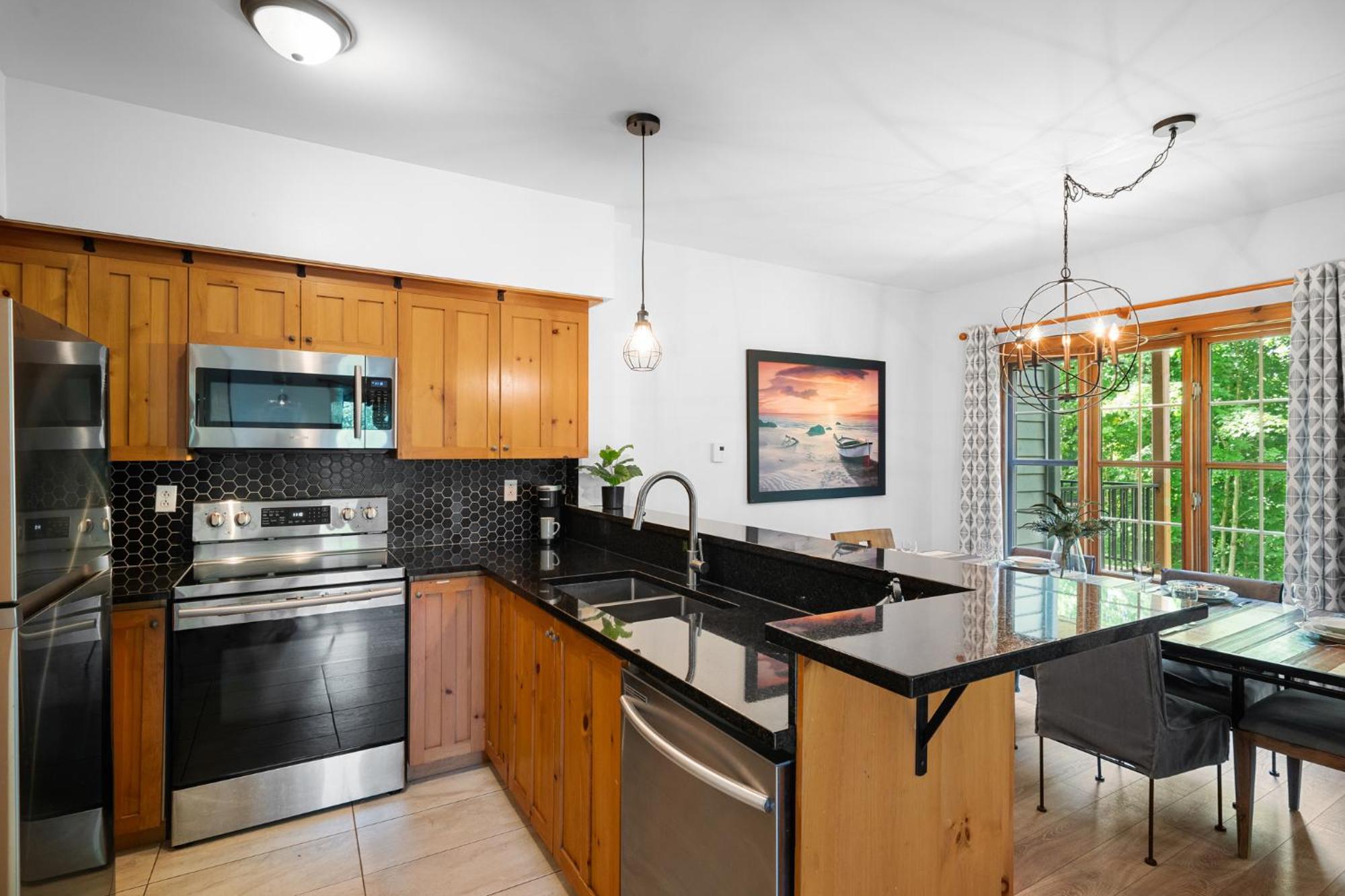 Les Falaises Tremblant - Ski Inout Condo W2Bdrs Mont-Tremblant Kültér fotó