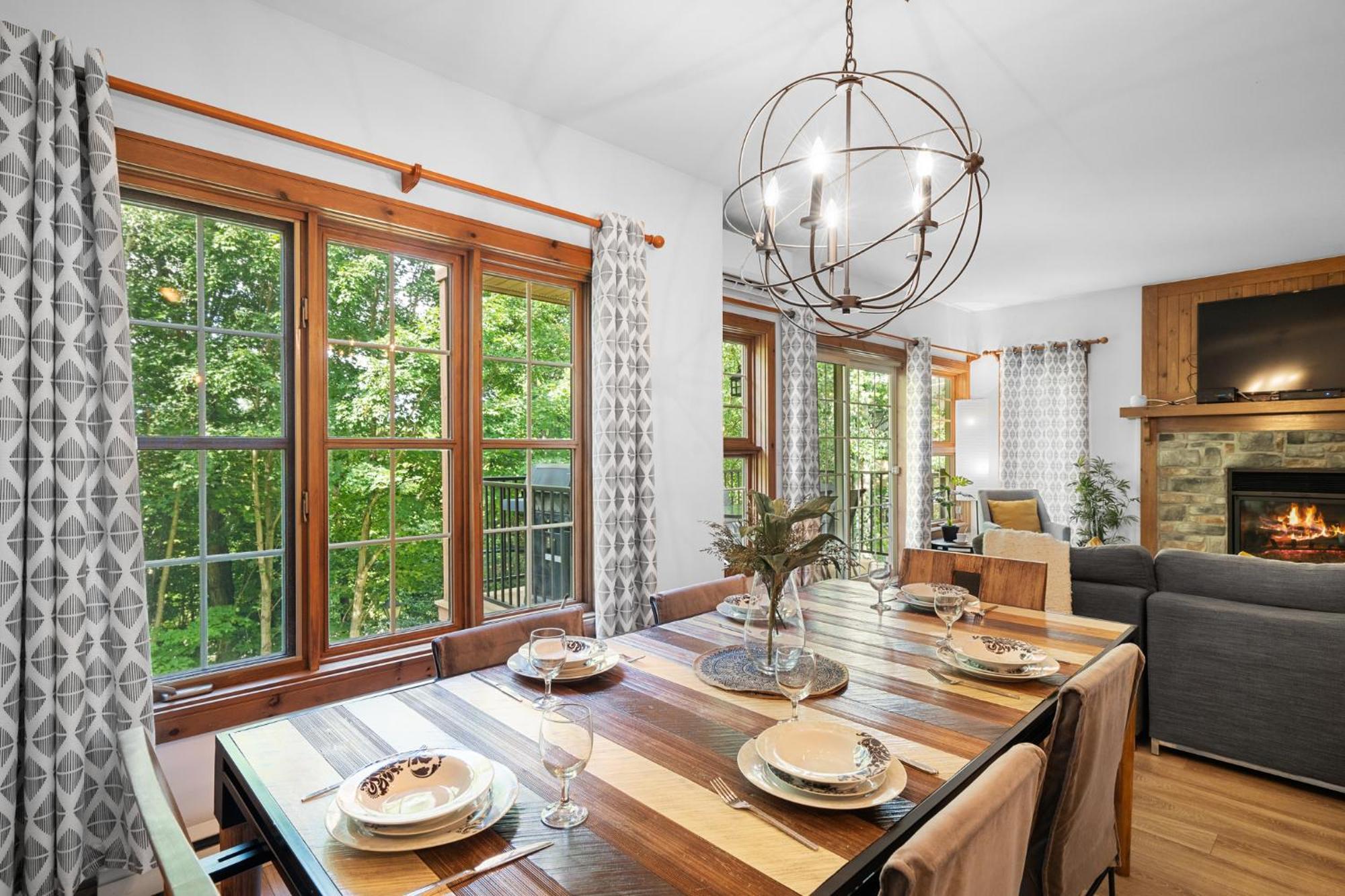 Les Falaises Tremblant - Ski Inout Condo W2Bdrs Mont-Tremblant Kültér fotó